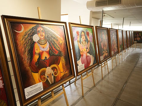 Yoginis return home from travels