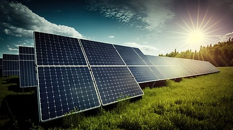 Image of solar panels used for representational purposes only.