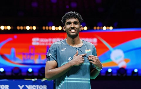 Ayush Shetty made history on Saturday by becoming the first Indian to reach men's singles final since 1965 in Badminton Asia C'ships