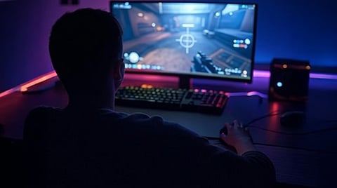 Onling gaming.