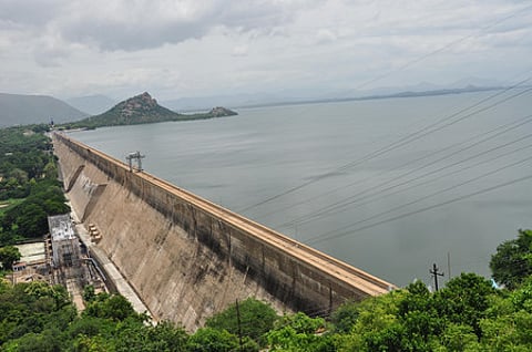 Mettur dam in Salem district.