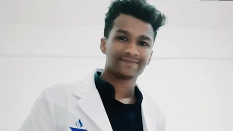 Nithin Raj R L (22), a first-year BDS student, was found critically injured near the medical college block after allegedly falling from a building on April 10. He later succumbed to his injuries.