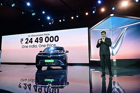 Vietnamese automaker Vinfast on Wednesday launched the all-electric VF 7 MPV.