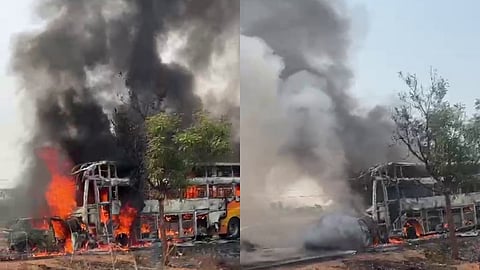 The condition of Advika, daughter of Sharanappa (5), and Srinidhi, daughter of Sharanappa (1.5), is critical, said Yadgir SP Pruthvik Shankar.