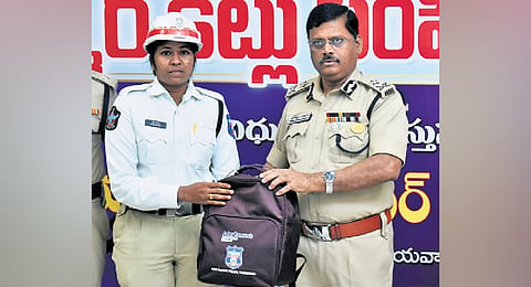 CP Rajasekhara Babu said several measures had been implemented to streamline traffic management in Vijayawada