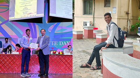 Kishor Bethekar gets appreciation award for his social work in field.