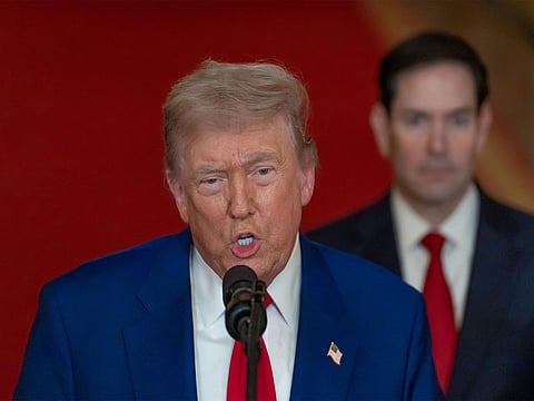 US President Donald Trump