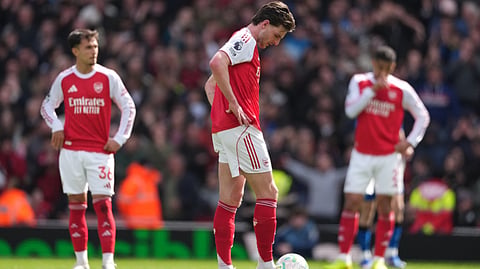 The Gunners, who lost 2-1 at the Etihad last weekend, can return to the top with a win or a draw at home to Newcastle, with City taking on Southampton in the FA Cup semi-finals.