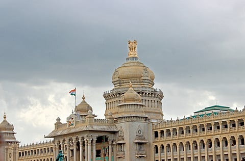 A view of Vidhana Soudha in Bengaluru.