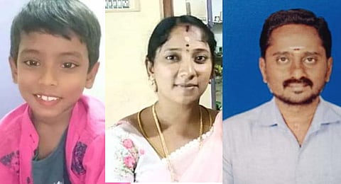 Left to right: Kishanth, R Sathya, P Sakthivel