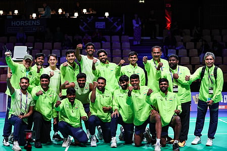 India pack off Chinese Taipei to reach semifinals, assured of a medal in the Thomas & Uber Cup 2026 in Horsens, Denmark, on Friday