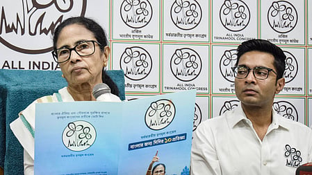 Mamata Banerjee, Abhishek addressed a virtual meeting with Trinamool’s counting agents on Saturday.