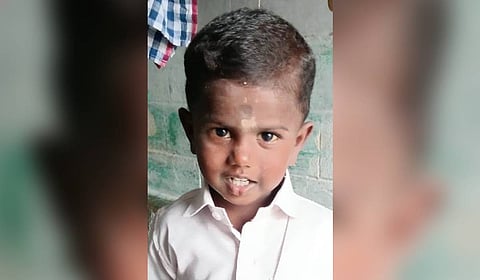 Sanjeev, son of B Andivel (34), a mason, and Mareeswari (30), a construction worker.