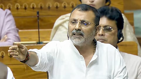 Nishikant Dubey attacks Congress over India-Bangladesh water sharing agreements