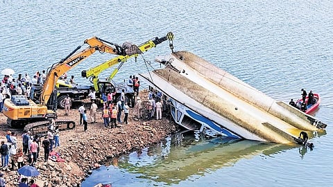 Five people from Tamil Nadu died in the boat capsize incident at Jabalpur in Madhya Pradesh on Thursday.