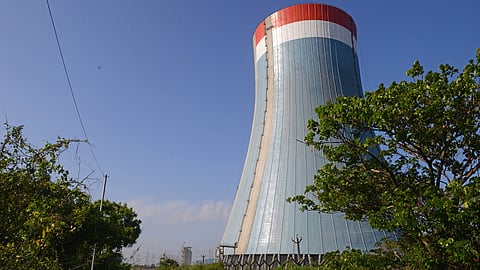 A view of the Enoor Thurmal power plant.