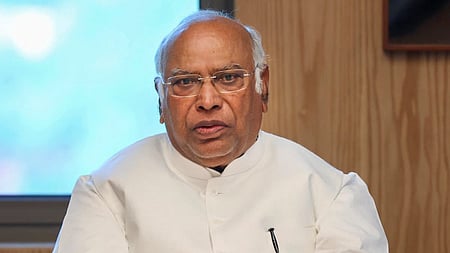 Congress President Mallikarjun Kharge.