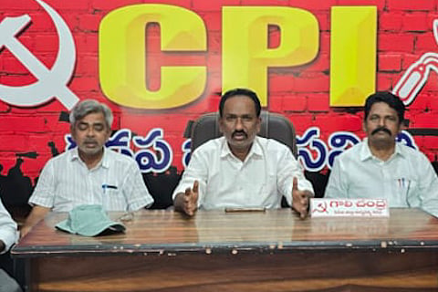 The Communist Party of India (CPI) district secretary G. Chandra has criticized Chief Minister N. Chandrababu Naidu for allegedly neglecting the Galeru-Nagari irrigation project. Express