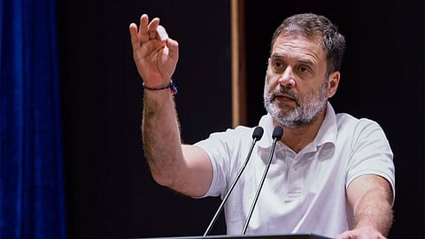Congress leader Rahul Gandhi.