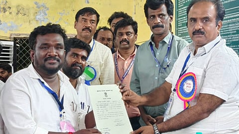 TVK MLA R Srinivasa Sethupathi