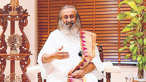 Spiritual guru and Founder of The Art of Living (AoL) Gurudev Sri Sri Ravishankar