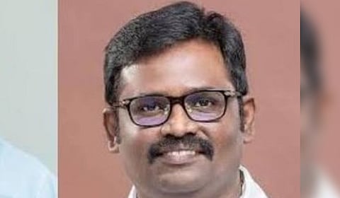 TVK candidate D Logesh Tamilselvan