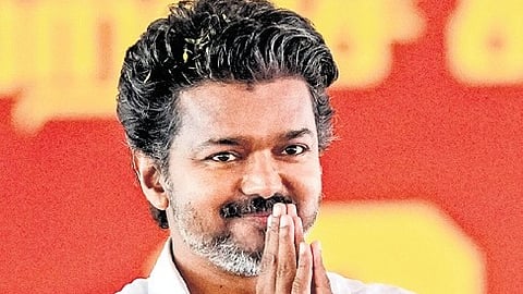 TVK president C Joseph Vijay