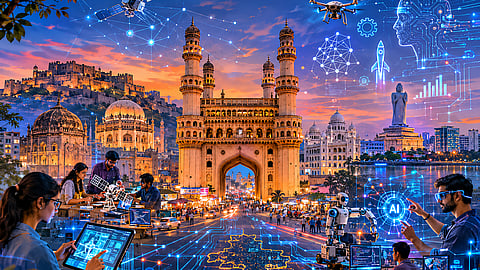 Marking tech day, Hyderabad way