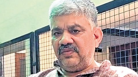Prem Kumar Sharma, the father of deceased Delhi Judicial Services officer Aman Kumar Sharma.