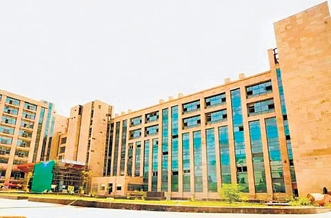 Indira Gandhi Hospital campus in Dwarka