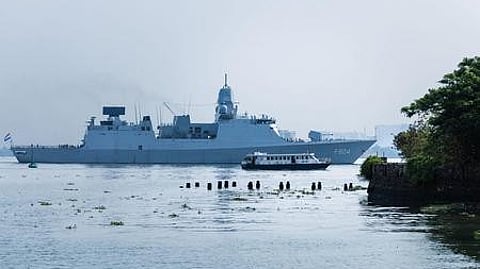 HNLMS De Ruyter in Kochi.