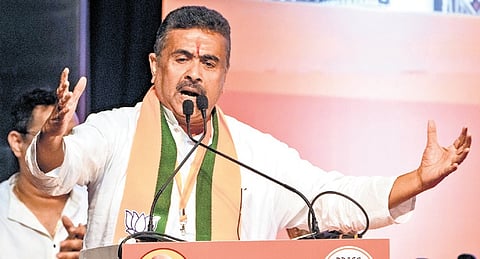 BJP leader Suvendu Adhikari.