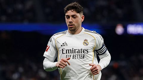 Real Madrid midfielder Federico Valverde