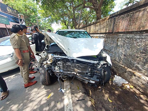 The vehicle then crashed into multiple vehicles on the road before colliding with a Swift car coming from the opposite direction and coming to a halt.