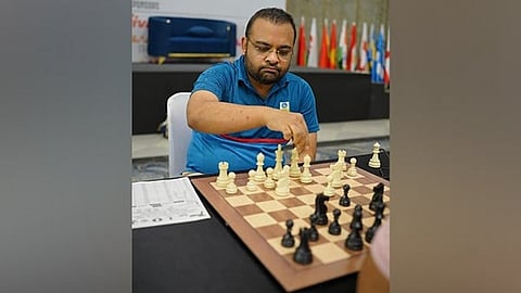 Renowned Indian Grandmaster Abhijeet Gupta.