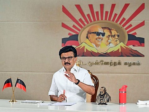 DMK chief MK Stalin.
