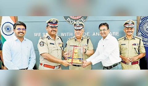 The Department of Telecommunications (DoT), Government of India, honoured Palnadu, NTR, and Eluru districts with CEIR Awards during a programme held at the AP Police Headquarters in Mangalagiri.