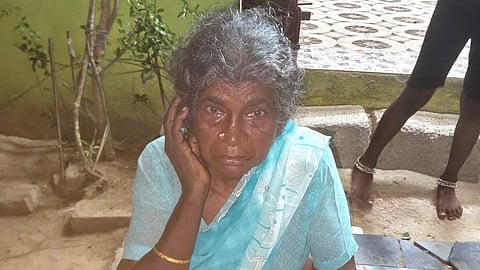 Lakshmi, whose ear was cut off after a man allegedly severed both her earlobes and fled with her earrings.