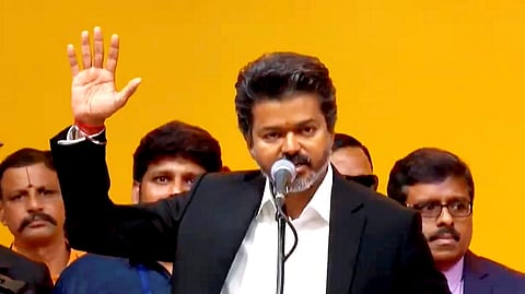 TVK Chief Vijay takes oath as Chief Minister of Tamil Nadu