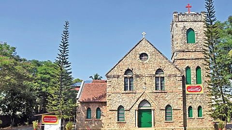 Mateer Memorial Church in the LMS Compound.