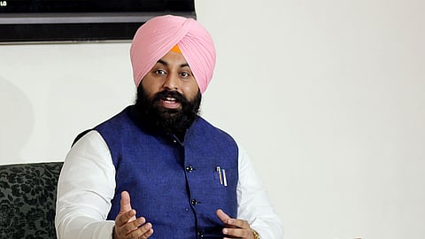 Punjab Education Minister Harjot Singh Bains.