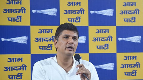 AAP leader Saurabh Bharadwaj.