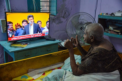 People across Tamil Nadu were glued to their screens to witness the actor-turned-chief minister take oath