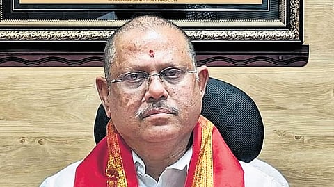 Temple Executive Officer M Srinivasa Rao