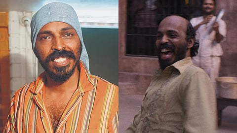 Raj B Shetty (L), Raj in Bandar