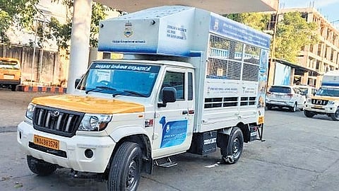 A new dog-catching vehicle