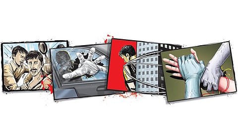 Violent crimes in Karnataka almost doubled in 2024 compared to 2023.