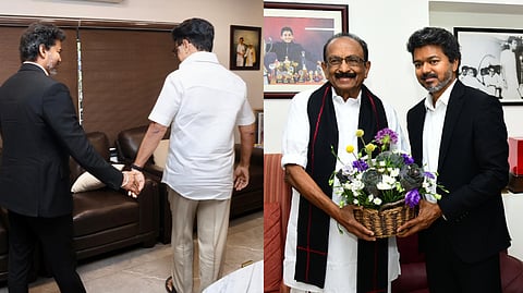 Former CM welcomed Vijay warmly before he met Vaiko, who praised the TVK chief’s political maturity and magnanimity.
