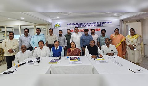 Industrialists from pharma, spices, aqua, manufacturing, textiles, logistics, metals, and several other sectors participated in the meeting.