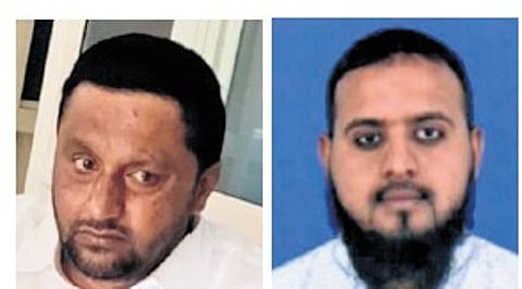 Saleemulla Baig (L), Hassain Baig